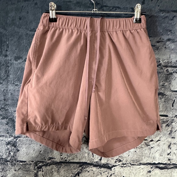Hollister Shorts Mens‎ Small Mauve Pink Active Stretch Lined Performance Gym - Picture 1 of 5